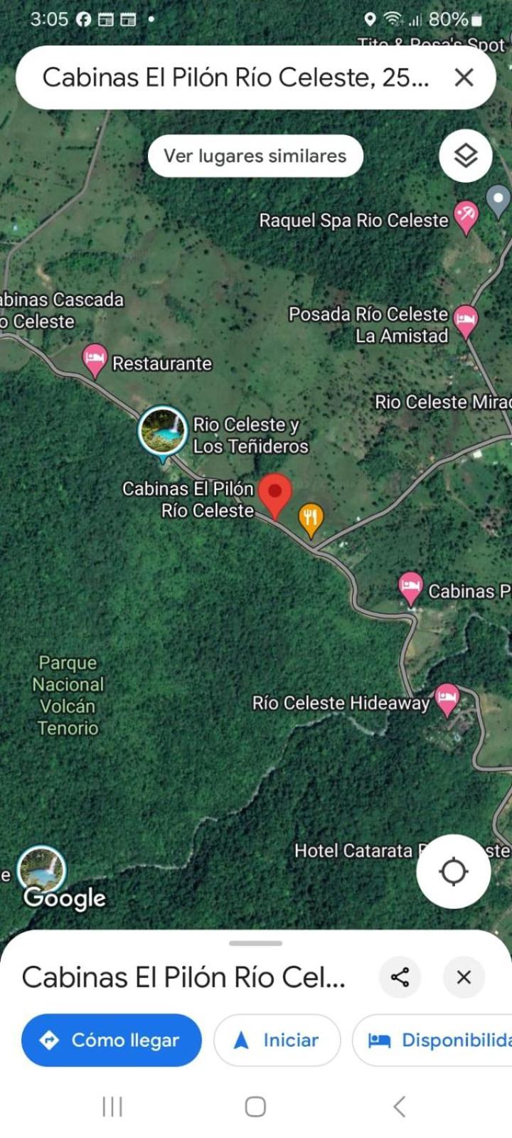 Cabinas El Pilon Rio Celeste Exterior photo